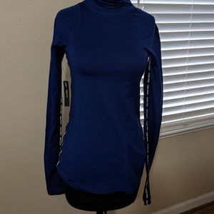 Nike Pro dry fit long sleeve navy top
